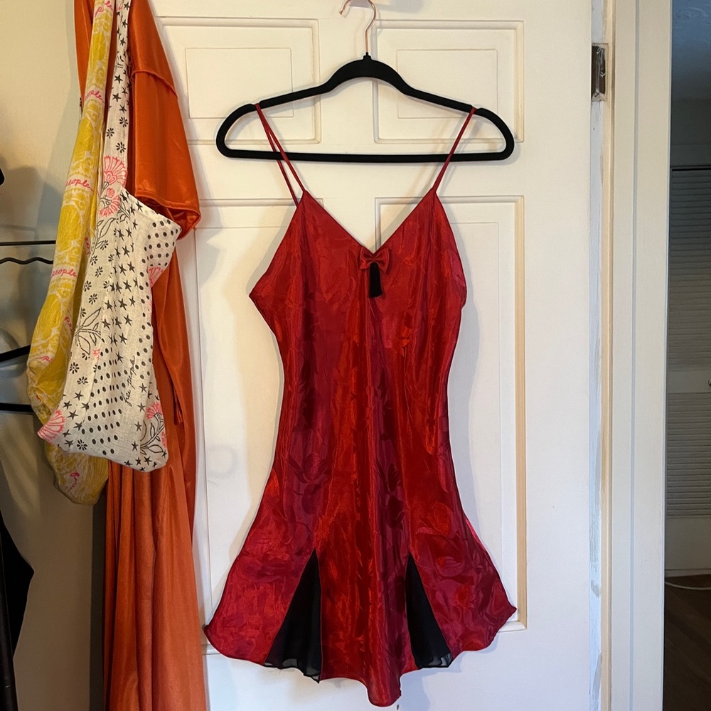Vintage Victorias Secret Gold Label slip dress RARE
